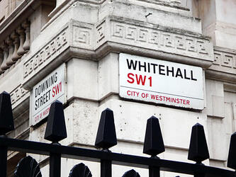 Whitehall street sign